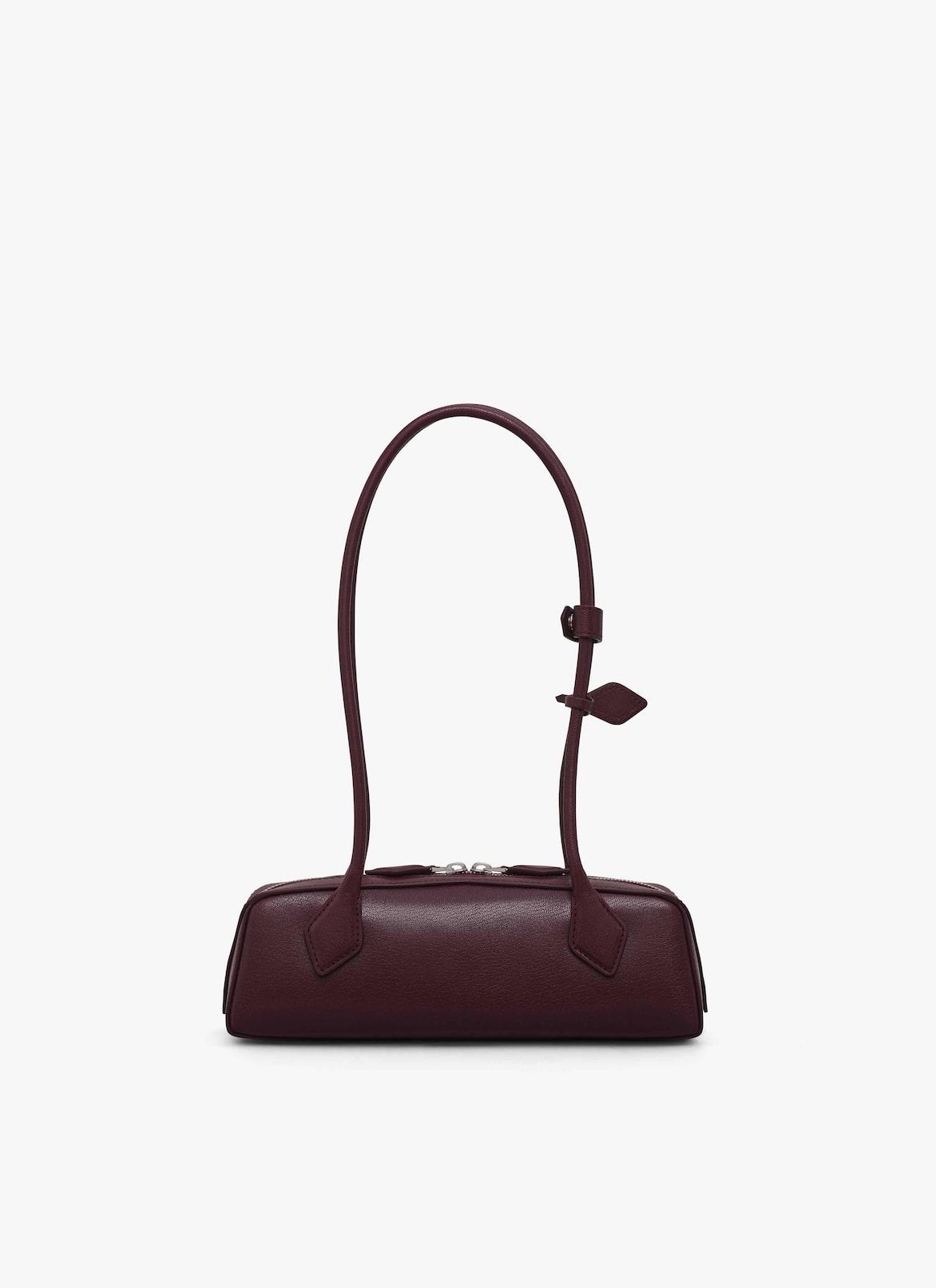 LE TECKEL SMALL BAG IN LEATHER ALAÏA GARNET RED LE TECKEL SMALL BAG IN LEATHER